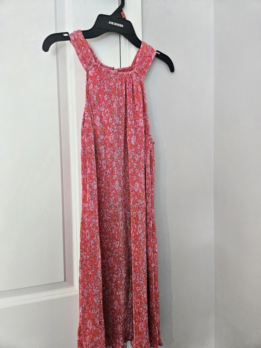 beachsissi Maxi Abstract Dress in Pink & Red Size Medium